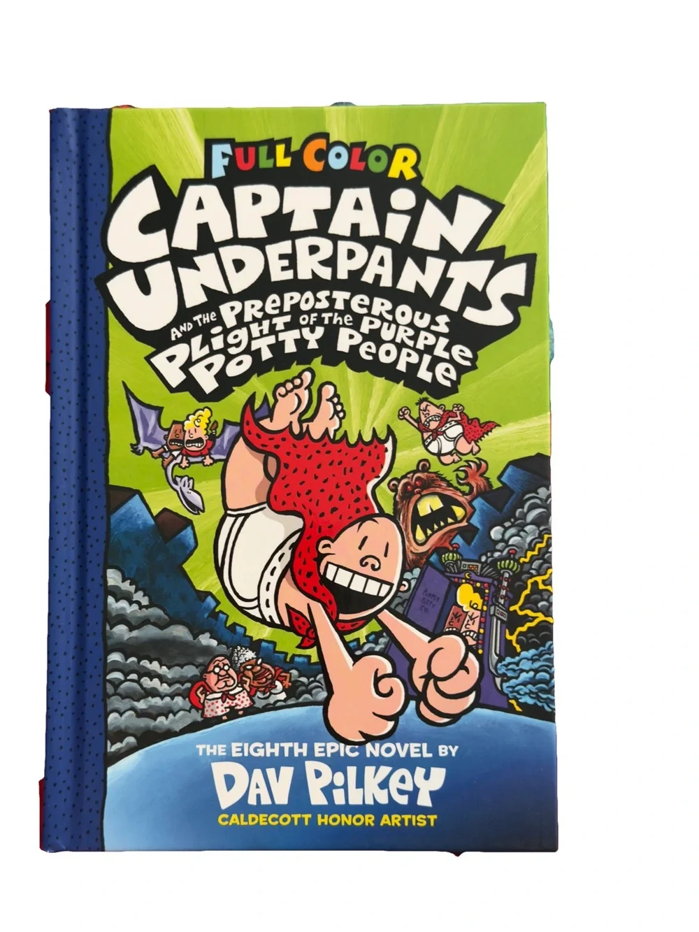 Captain Underpants By Dav Pilkey - Hardcover Book Set